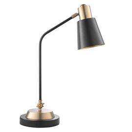 Лампа настольная Pilwy, 21х65 см, золотистая/черная, Bergenson Bjorn