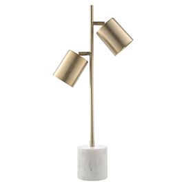 Лампа настольная Irjo, 33x13х73 см, золотистая, Bergenson Bjorn