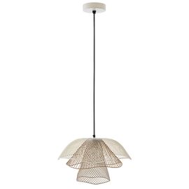 Светильник подвесной Vinger, 48x30 см, белый/бежевый/золотой, Bergenson Bjorn