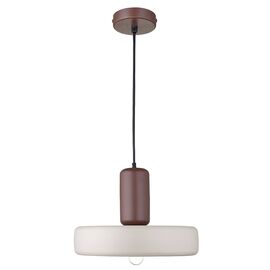 Светильник подвесной Juko, 42x31 см, вишневый/бежевый, Bergenson Bjorn