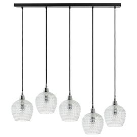 Светильник подвесной каскадный Aurora, 110x18 см, прозрачный, Bergenson Bjorn