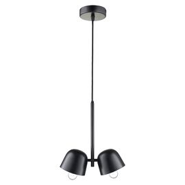 Светильник потолочный Enkel Kopp, 38x15x43 см, черный/золотистый, Bergenson Bjorn