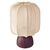 Лампа настольная Texture Rib, 27х39 см, вишневая/бежевая, Bergenson Bjorn, изображение 9