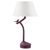 Лампа настольная Otilya, 30х55 см, сливовая, Bergenson Bjorn