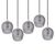 Светильник подвесной каскадный Aurora, 110x18 см, серый, Bergenson Bjorn, изображение 13