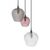 Светильник подвесной каскадный Aurora, 50 см, сливовый/серый/прозрачный, Bergenson Bjorn, изображение 10