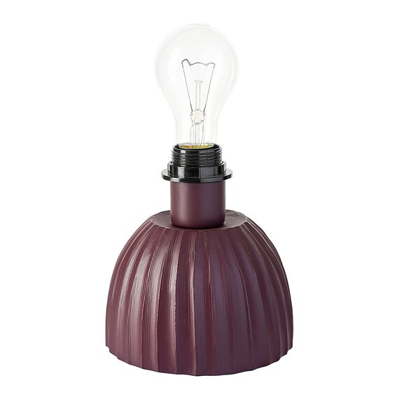 Лампа настольная Texture Rib, 27х39 см, вишневая/бежевая, Bergenson Bjorn, изображение 10