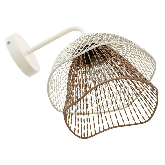 Светильник настенный Vinger, 25x30x33 см, белый/золотой, Bergenson Bjorn, изображение 6