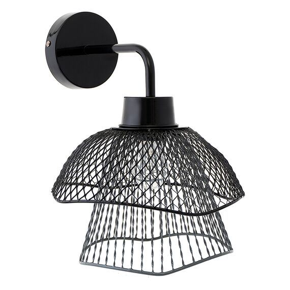 Светильник настенный Vinger, 25x30x33 см, черный, Bergenson Bjorn