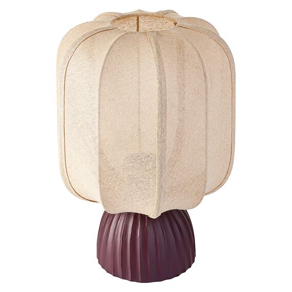 Лампа настольная Texture Rib, 27х39 см, вишневая/бежевая, Bergenson Bjorn, изображение 9