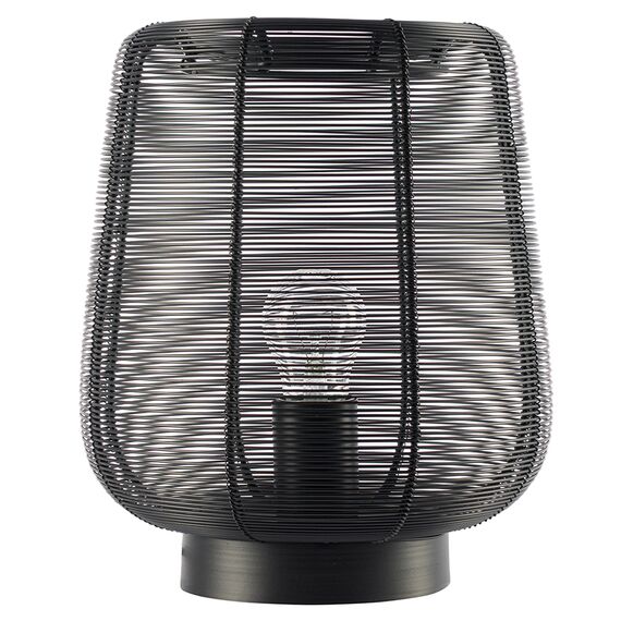 Лампа настольная Vinger, 22x26 см, черная, Bergenson Bjorn