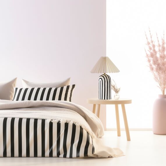 Светильник настольный Stripel, 30x44 см, черный/белый, Bergenson Bjorn, изображение 2