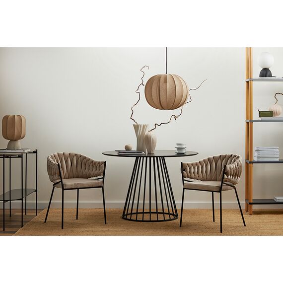 Лампа настольная Texture Rib, 27х39 см, бежевая, Bergenson Bjorn, изображение 2