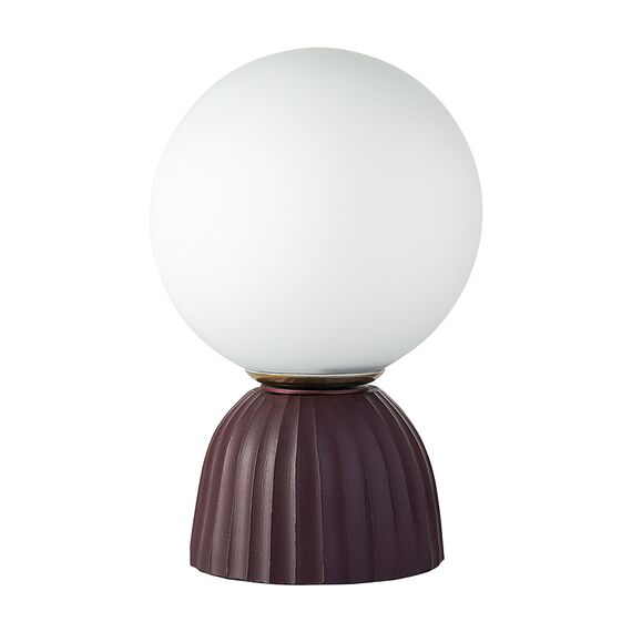 Лампа настольная Texture Moon, 20x29 см, вишневая, Bergenson Bjorn