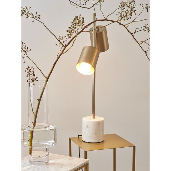 Лампа настольная Irjo, 33x13х73 см, золотистая, Bergenson Bjorn, изображение 4