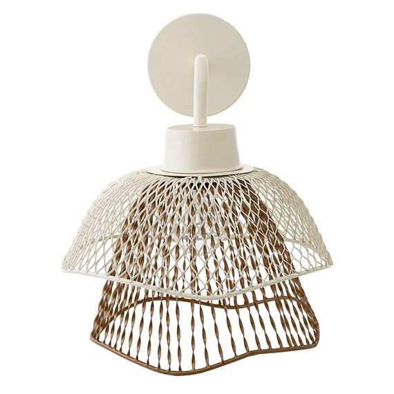 Светильник настенный Vinger, 25x30x33 см, белый/золотой, Bergenson Bjorn, изображение 4