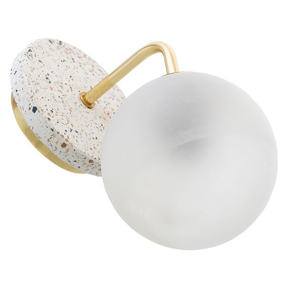 Светильник настенный Skum, 32x15,5x22 см, белый/золотой, Bergenson Bjorn, изображение 4