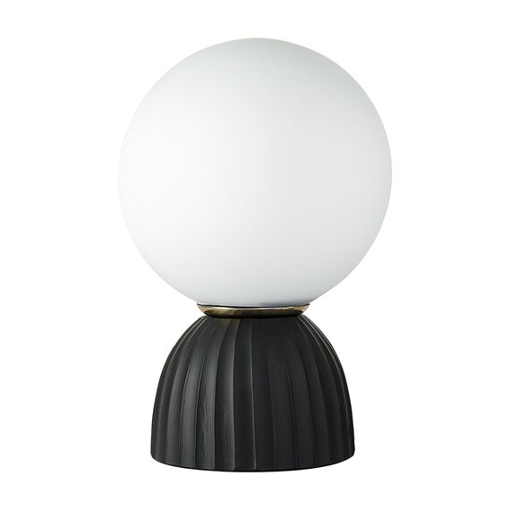 Лампа настольная Texture Moon, 20x29 см, черная, Bergenson Bjorn