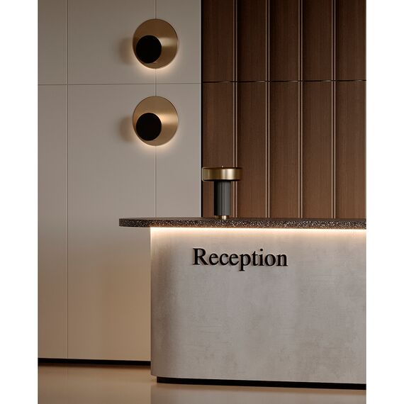 Лампа настольная Stone, 27x35 см, черная/золотистая, Bergenson Bjorn, изображение 7