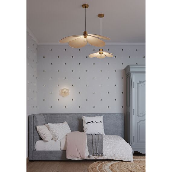 Светильник настенный Kamille, 44 см, бежевый, Bergenson Bjorn, изображение 3