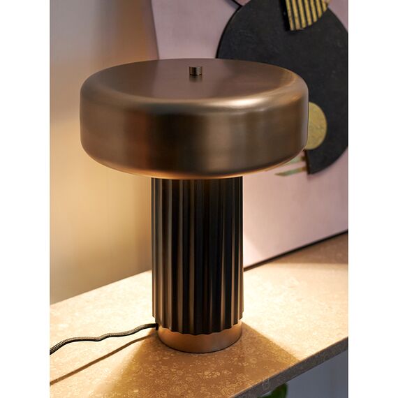 Лампа настольная Stone, 27x35 см, черная/золотистая, Bergenson Bjorn, изображение 4