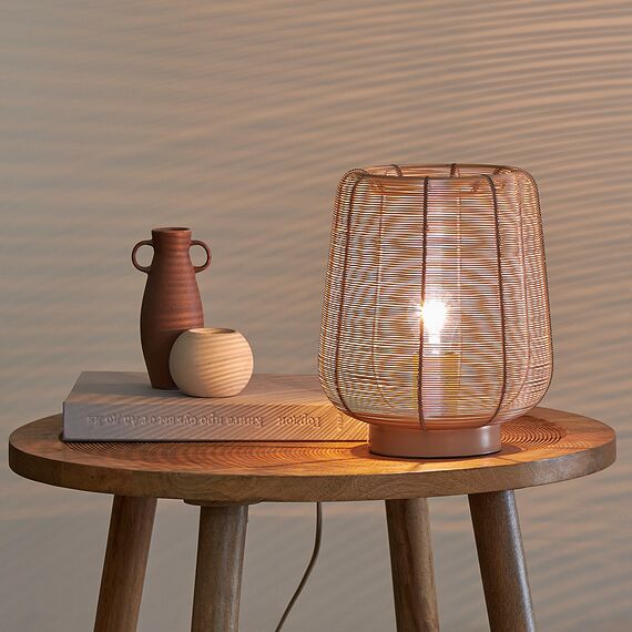 Лампа настольная Vinger, 22x26 см, бежевая, Bergenson Bjorn, изображение 6