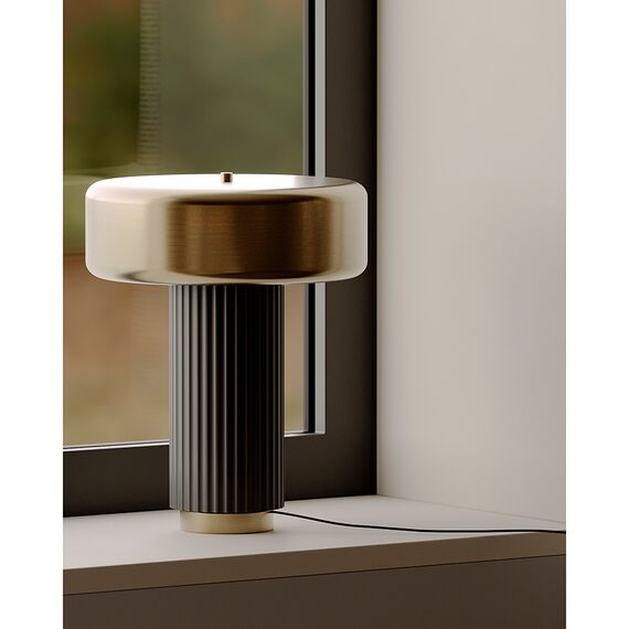 Лампа настольная Stone, 27x35 см, черная/золотистая, Bergenson Bjorn, изображение 6