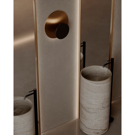 Светильник настенный Stone, 35,5x15,5 см, черный/золотистый, Bergenson Bjorn, изображение 3