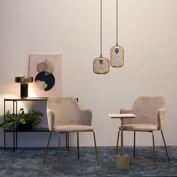 Лампа настольная Stone, 27x35 см, черная/золотистая, Bergenson Bjorn, изображение 2