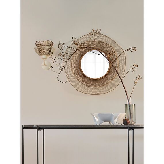 Светильник настенный Vinger, 25x30x33 см, белый/золотой, Bergenson Bjorn, изображение 3