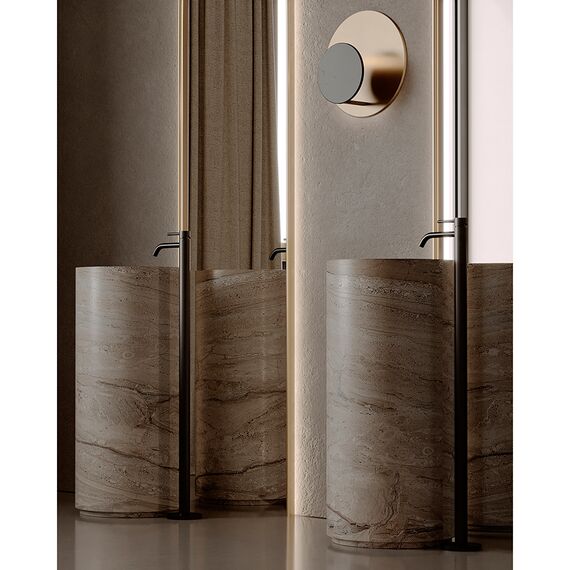 Светильник настенный Stone, 35,5x15,5 см, черный/золотистый, Bergenson Bjorn, изображение 4