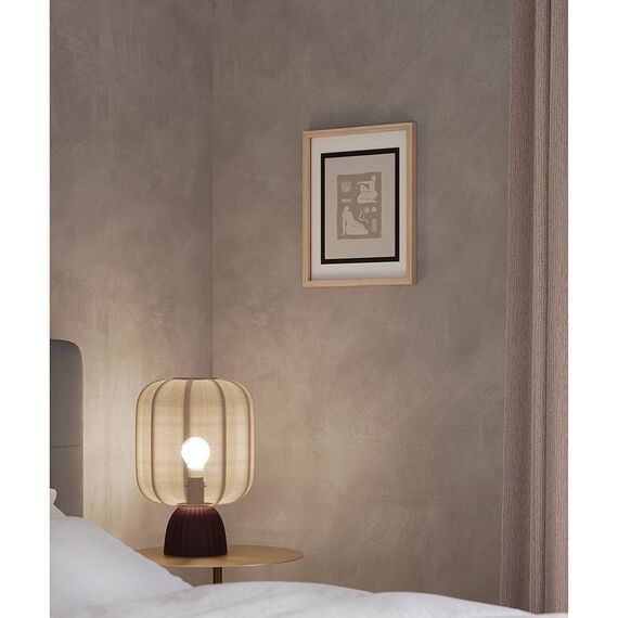 Лампа настольная Texture Rib, 27х39 см, вишневая/бежевая, Bergenson Bjorn, изображение 8