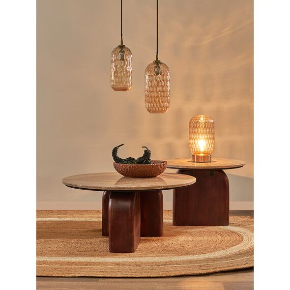 Светильник настольный Mystic Aura, 19x32 см, янтарно-золотой, Bergenson Bjorn, изображение 3