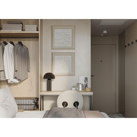 Лампа настольная Texture Sleek, 24x37 см, черная, Bergenson Bjorn, изображение 3