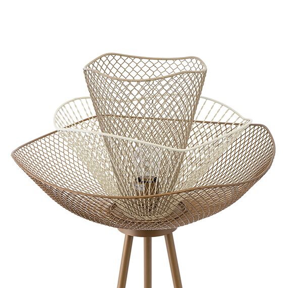 Торшер Vinger, 153 см, белый/бежевый/золотой, Bergenson Bjorn, изображение 3