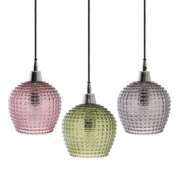 Светильник подвесной каскадный Aurora, 65x18 см, сливовый/зеленый/серый, Bergenson Bjorn, изображение 8