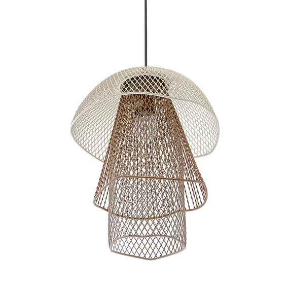 Светильник подвесной Vinger, 28x37 см, белый/бежевый/золотой, Bergenson Bjorn, изображение 9