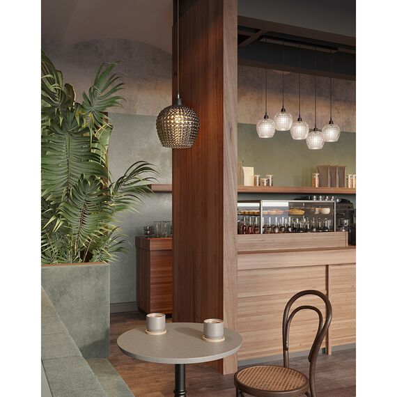 Светильник подвесной Aurora, 20 см, серый, Bergenson Bjorn, изображение 7