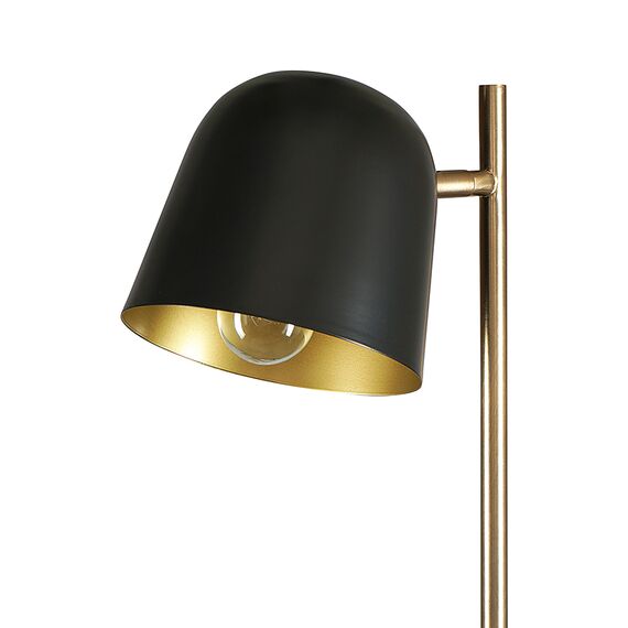 Торшер Enkel Kopp 142 см, черный/золотистый, Bergenson Bjorn, изображение 4