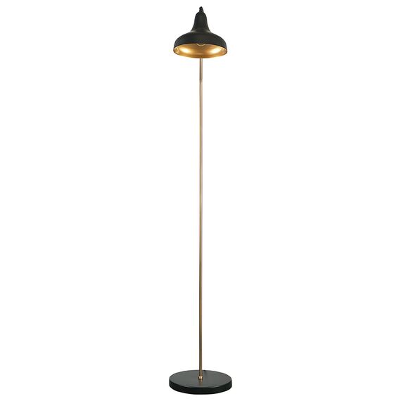 Торшер Enkel Sand, 165 см, золотистый/черный, Bergenson Bjorn