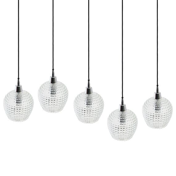 Светильник подвесной каскадный Aurora, 110x18 см, прозрачный, Bergenson Bjorn, изображение 13