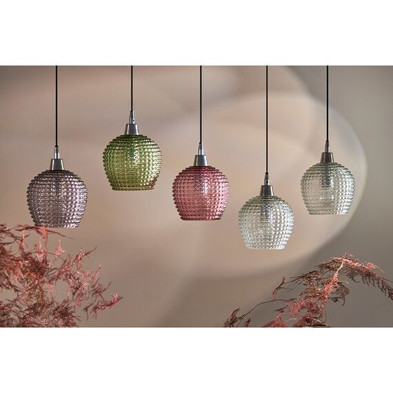 Светильник подвесной каскадный Aurora, 110x18 см, сливовый/зеленый/серый, Bergenson Bjorn, изображение 4