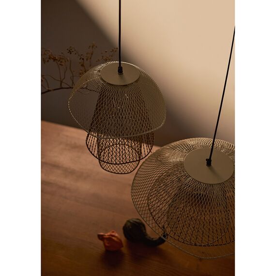 Светильник подвесной Vinger, 48x30 см, белый/бежевый/золотой, Bergenson Bjorn, изображение 6