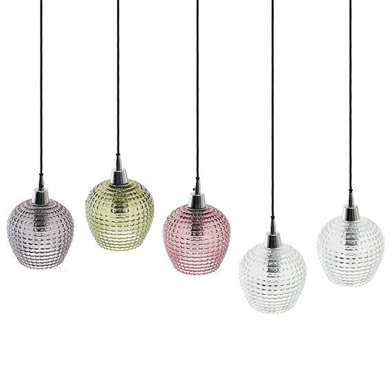 Светильник подвесной каскадный Aurora, 110x18 см, сливовый/зеленый/серый, Bergenson Bjorn, изображение 23