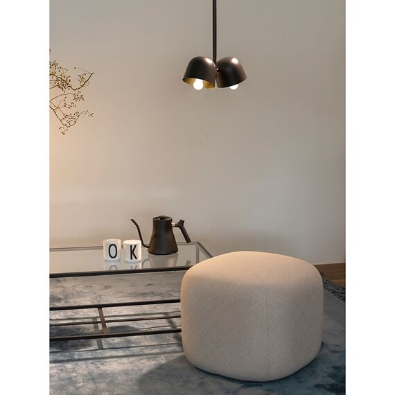 Светильник потолочный Enkel Kopp, 38x15x43 см, черный/золотистый, Bergenson Bjorn, изображение 4