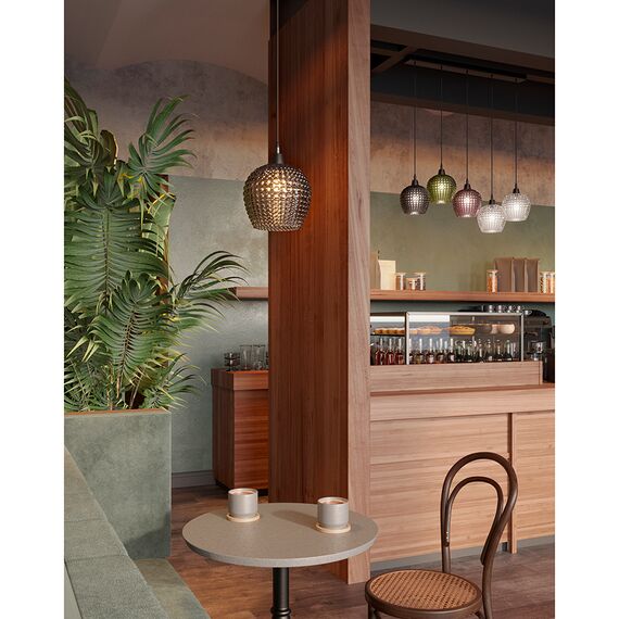 Светильник подвесной Aurora, 18 см, серый, Bergenson Bjorn, изображение 6