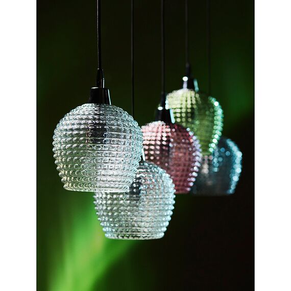 Светильник подвесной каскадный Aurora, 110x18 см, сливовый/зеленый/серый, Bergenson Bjorn, изображение 11