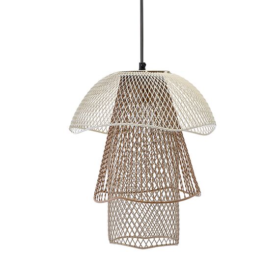 Светильник подвесной Vinger, 28x37 см, белый/бежевый/золотой, Bergenson Bjorn, изображение 8