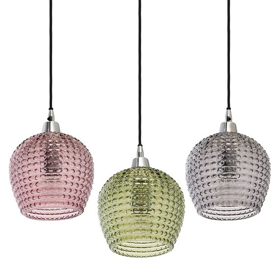 Светильник подвесной каскадный Aurora, 65x18 см, сливовый/зеленый/серый, Bergenson Bjorn, изображение 7