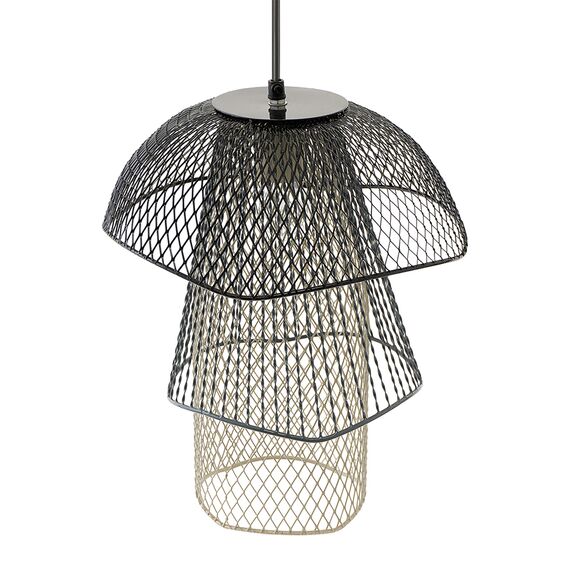 Светильник подвесной Vinger, 28x37 см, черный/серый/белый, Bergenson Bjorn, изображение 6